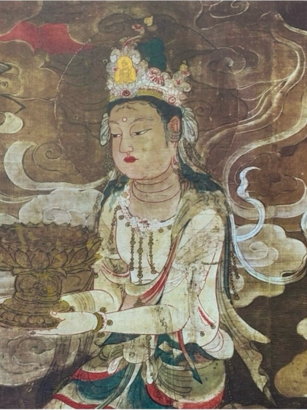 Fugen, Bodhisattva in Lotus Sutra Original Vintage Fine Art Print Poster Japan - Picture 6 of 7